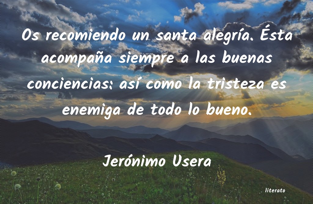 Frases de Jerónimo Usera