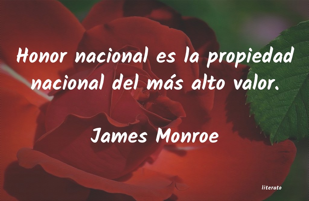 Frases de James Monroe