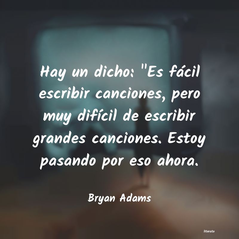 Frases de Bryan Adams