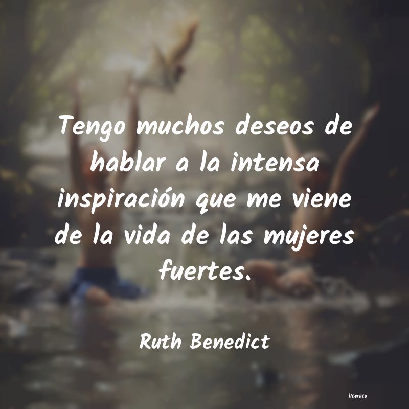 frases de Ruth Benedict