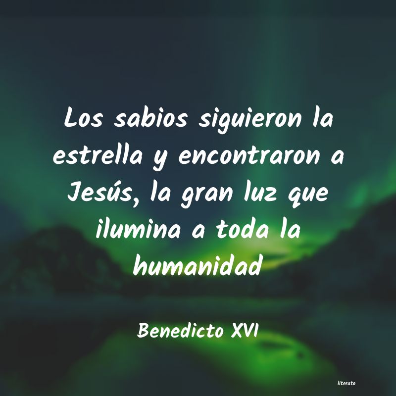 Frases de Benedicto XVI