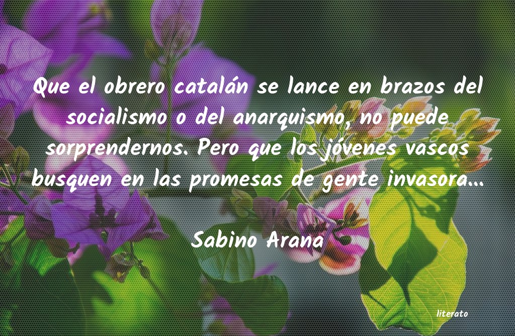 Frases de Sabino Arana