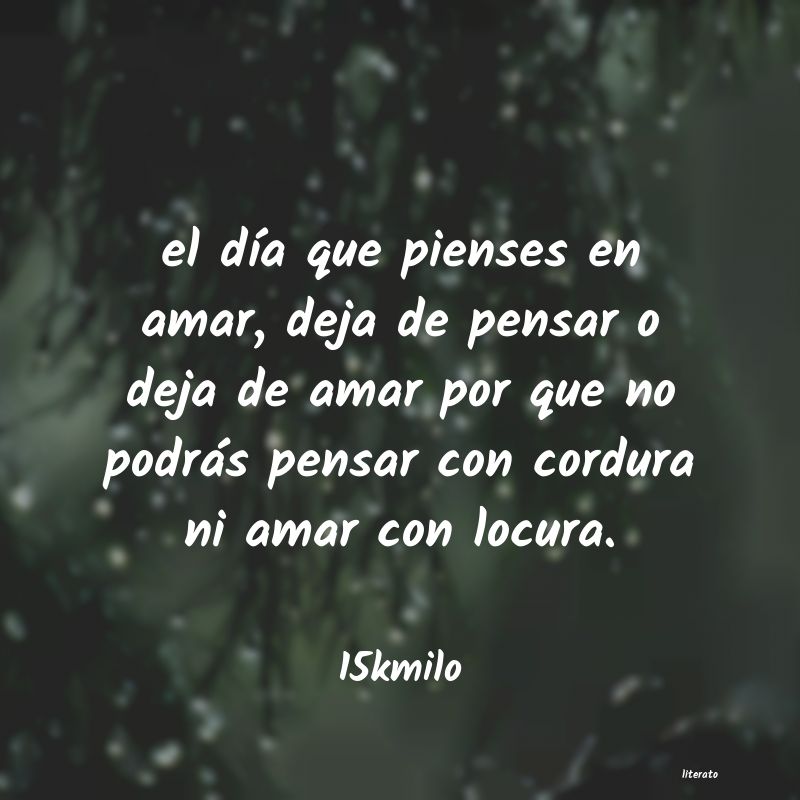 frases de 15kmilo