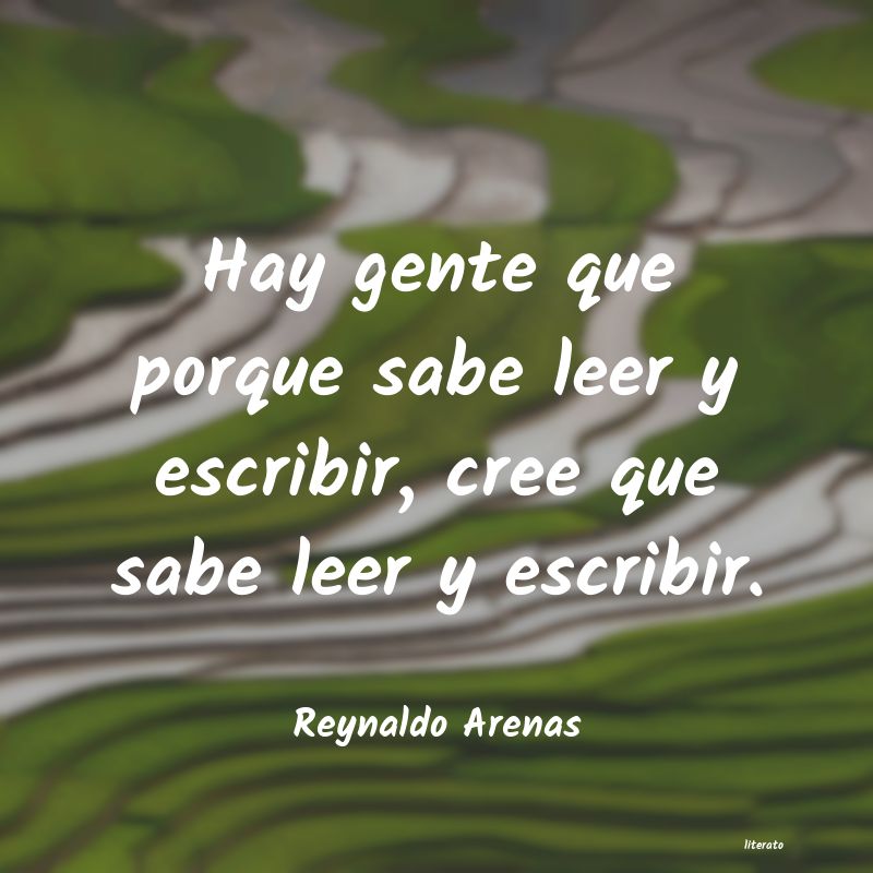 frases de Reynaldo Arenas