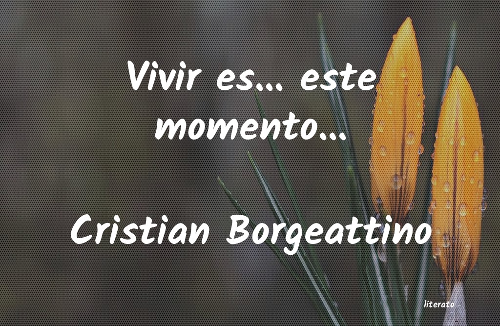 frases de Cristian Borgeattino