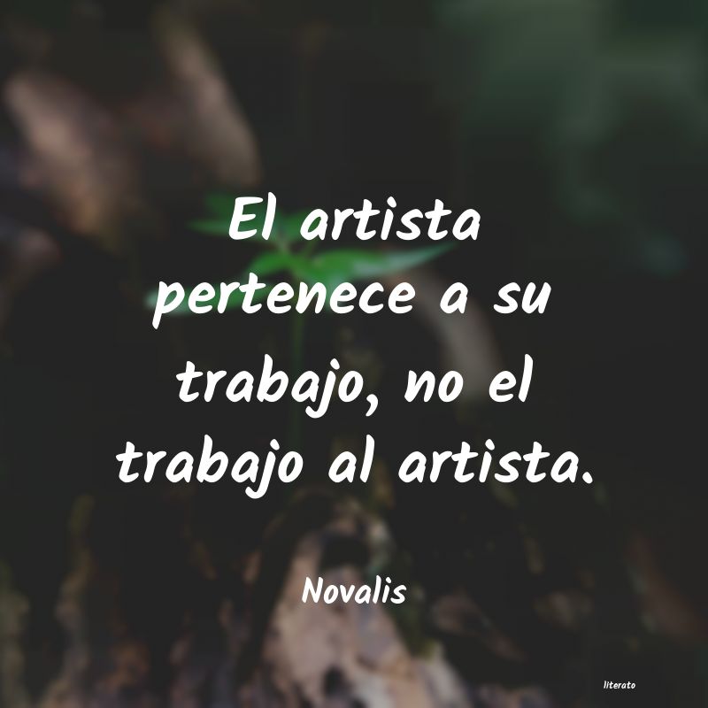 frases de Novalis