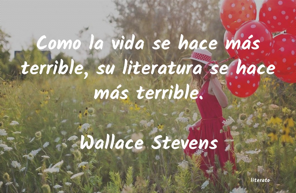 frases de Wallace Stevens