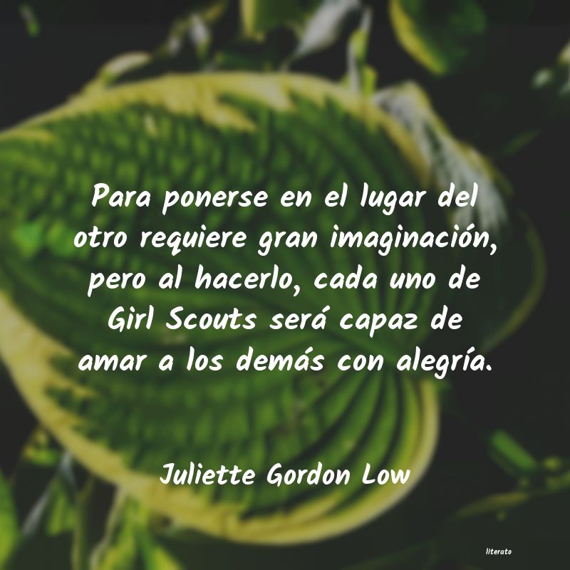 Frases de Juliette Gordon Low