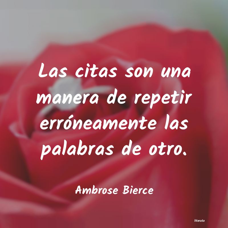 Frases de Ambrose Bierce