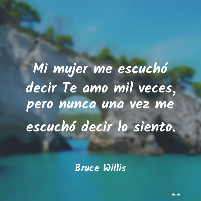 frases de Bruce Willis