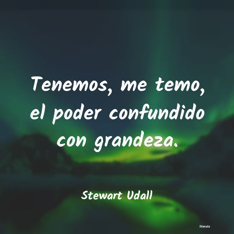frases de Stewart Udall