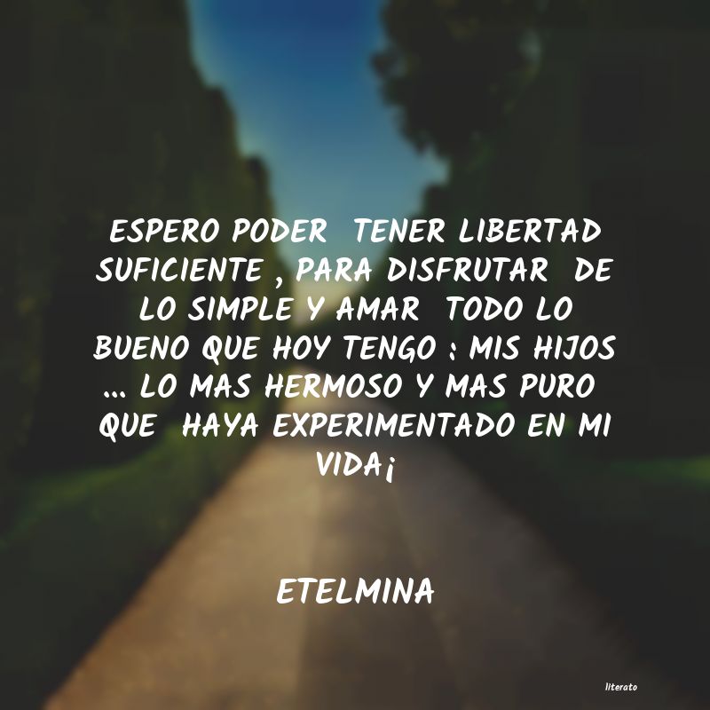 Frases de ETELMINA