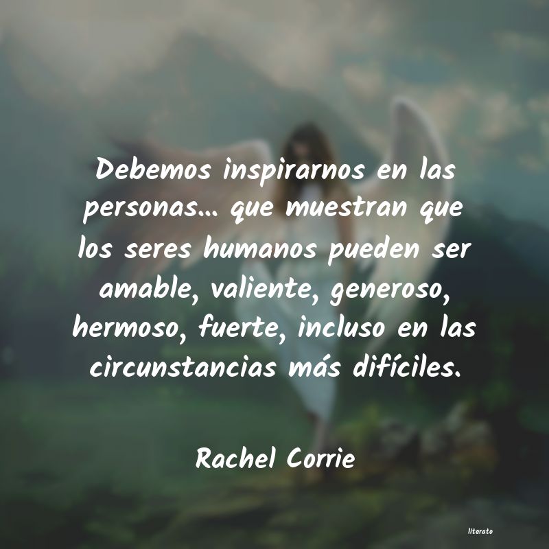 frases de Rachel Corrie