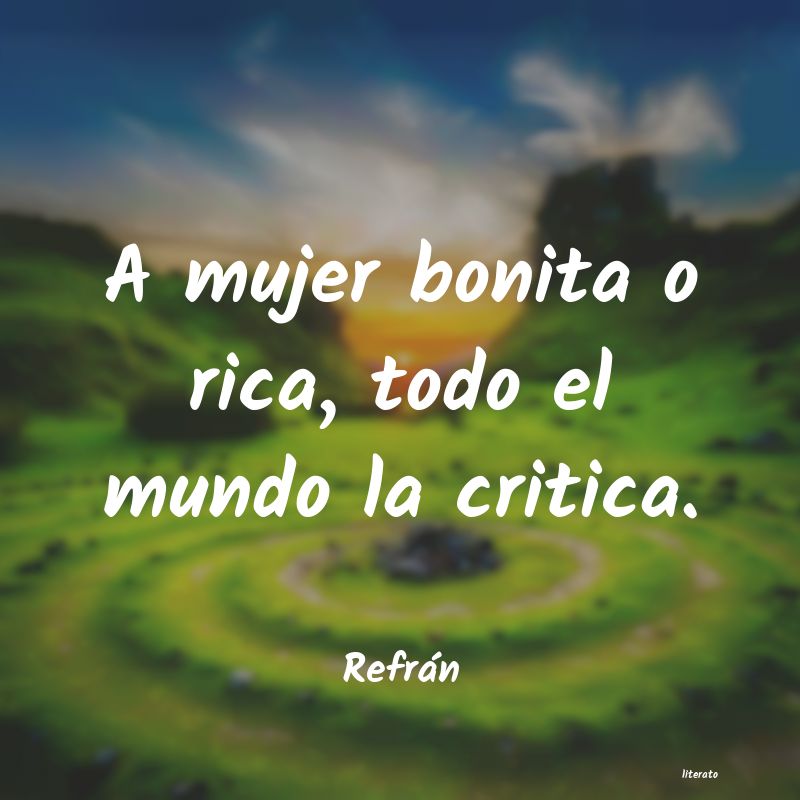 frases de Refrán