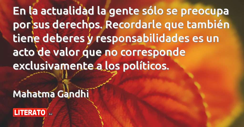 frases de Mahatma Gandhi