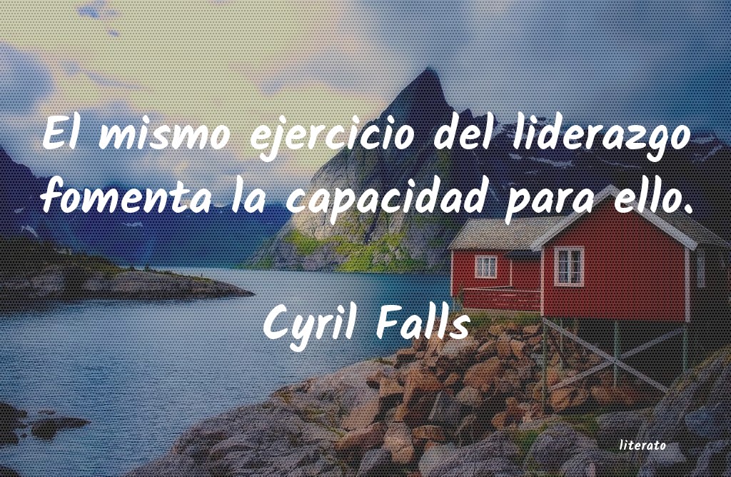 frases de Cyril Falls