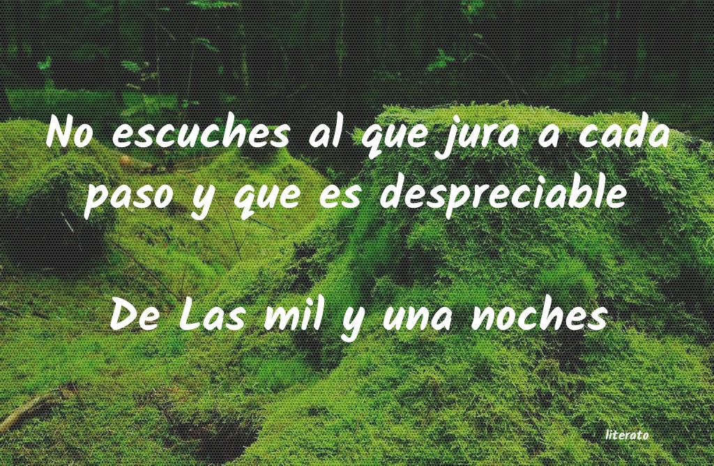 frases de De Las mil y una noches