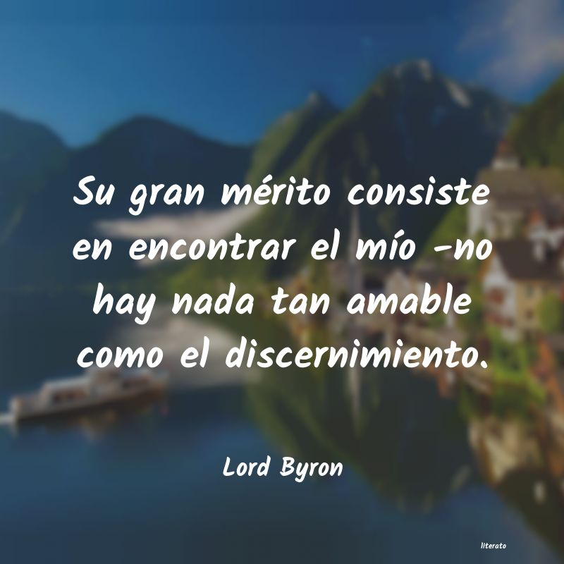frases de Lord Byron