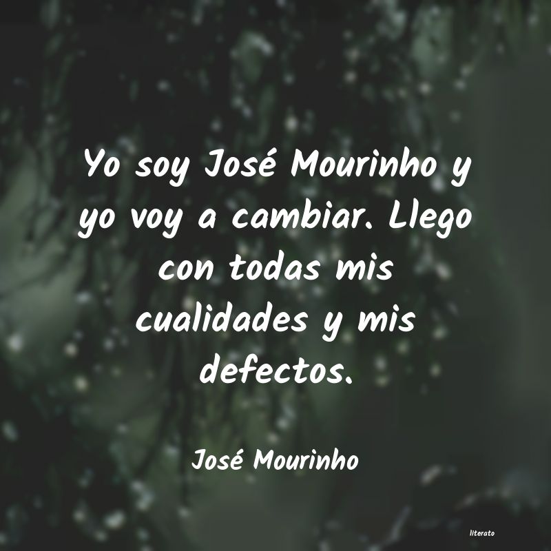 Frases de José Mourinho