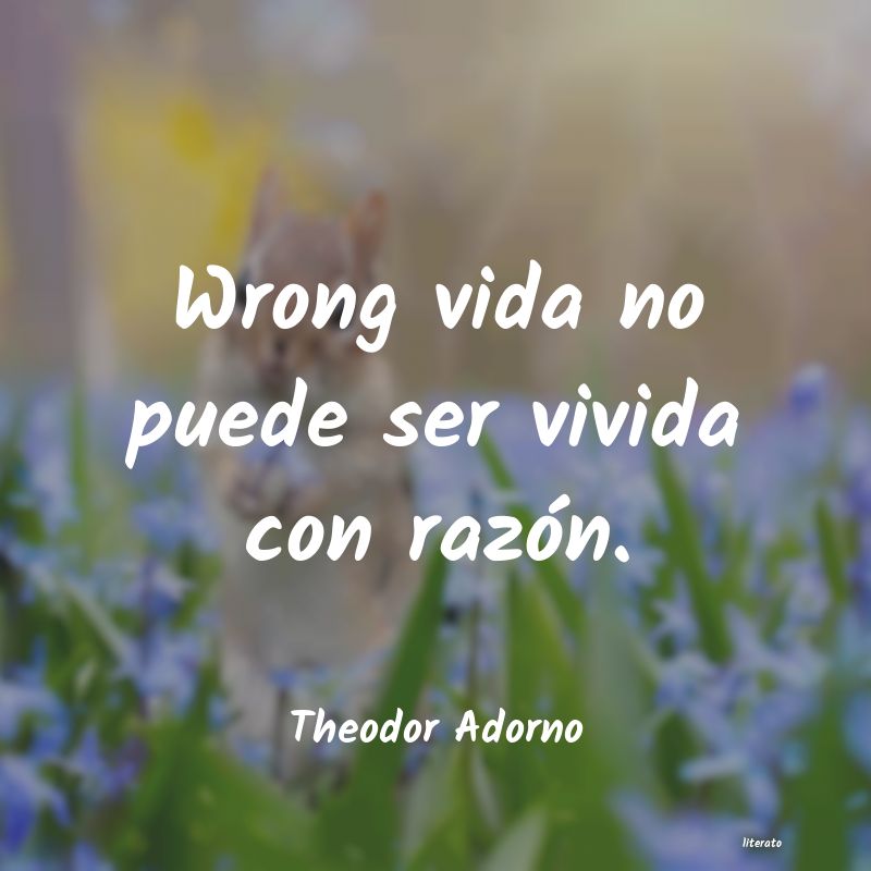 Frases de Theodor Adorno