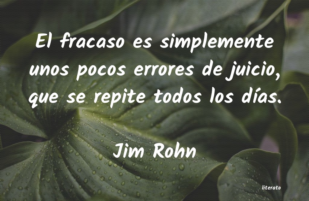 frases de Jim Rohn