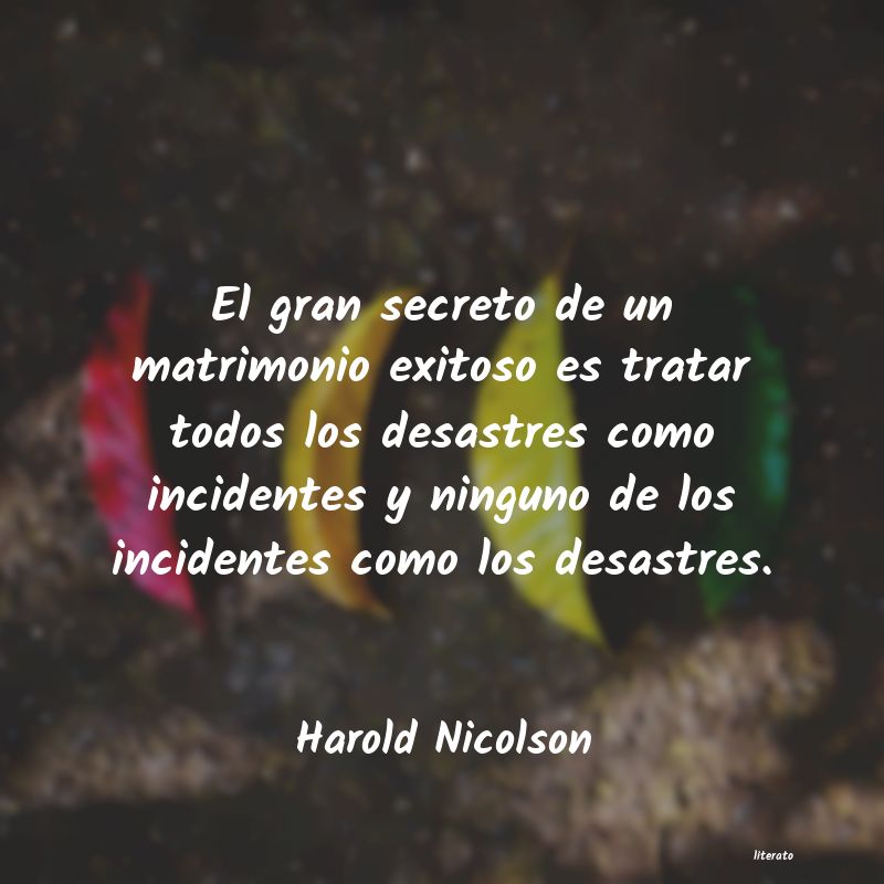 Frases de Harold Nicolson