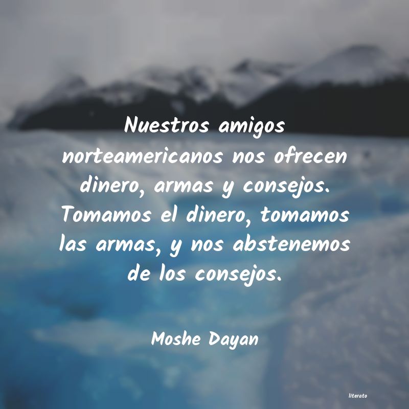 Frases de Moshe Dayan