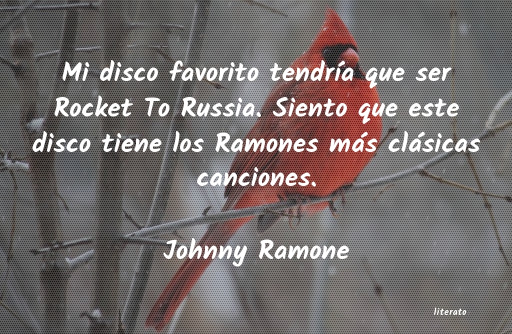 frases de Johnny Ramone