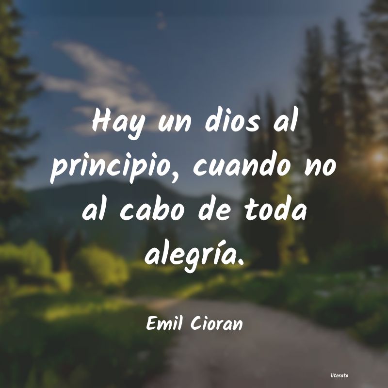 frases de Emil Cioran
