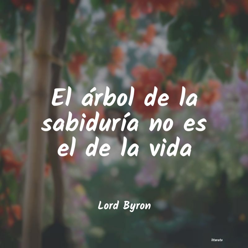 frases de Lord Byron