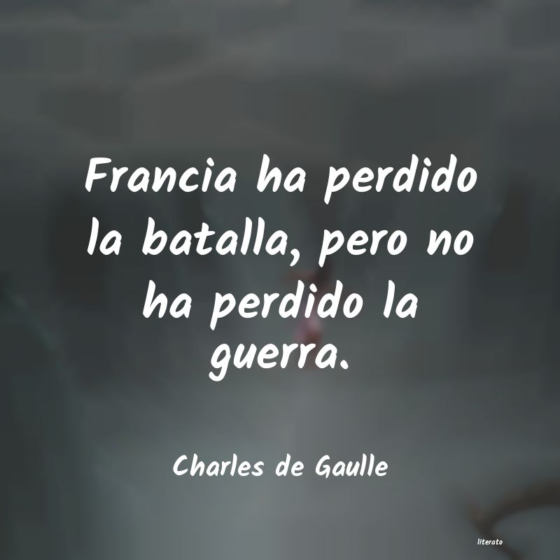 Frases de Charles de Gaulle