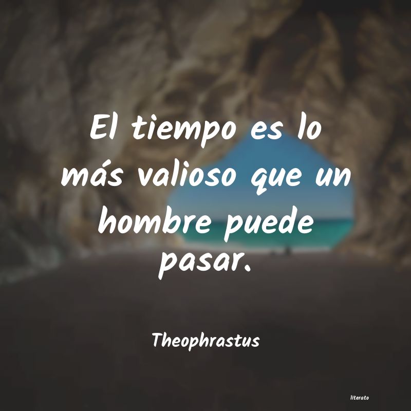 frases de Theophrastus