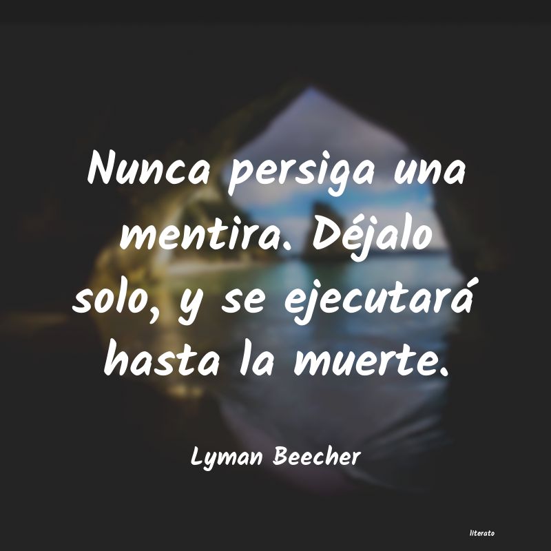 frases de Lyman Beecher