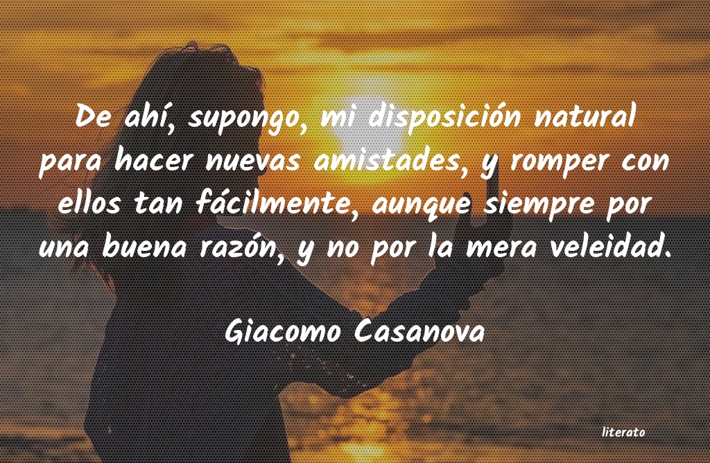 Frases de Giacomo Casanova