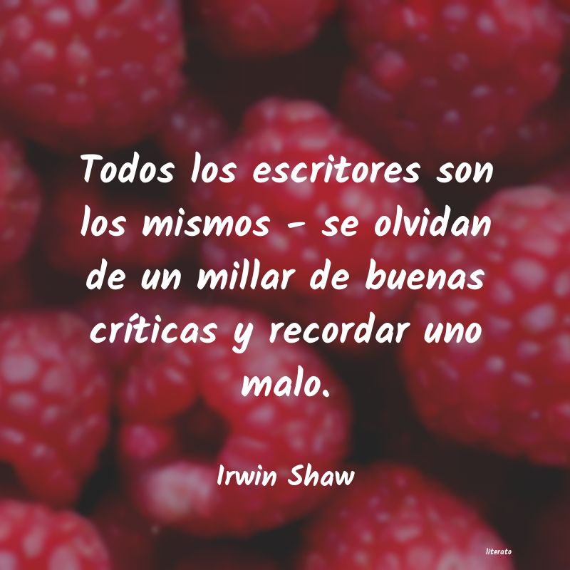 frases de Irwin Shaw