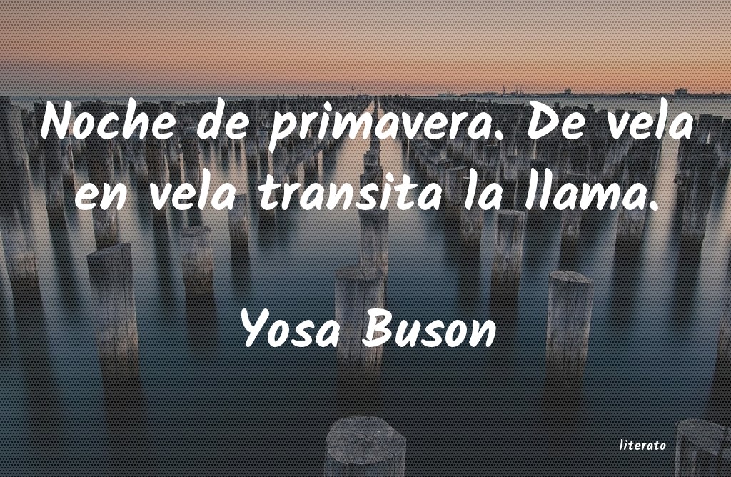 frases de Yosa Buson