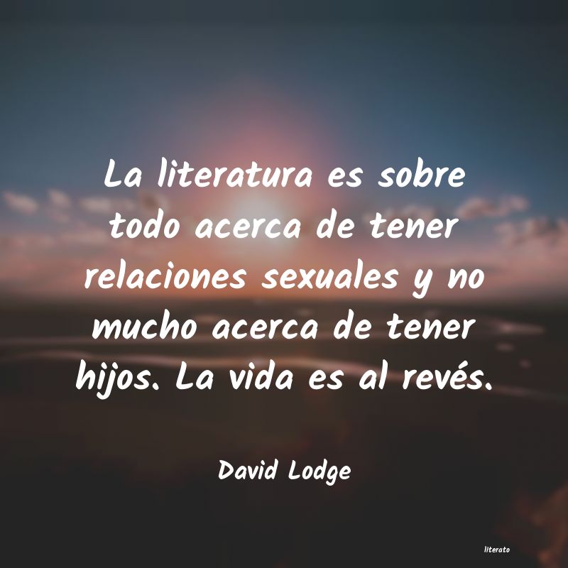 Frases de David Lodge