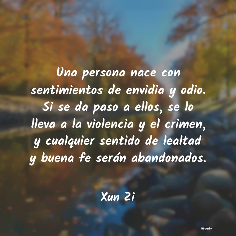 Frases de Xun Zi