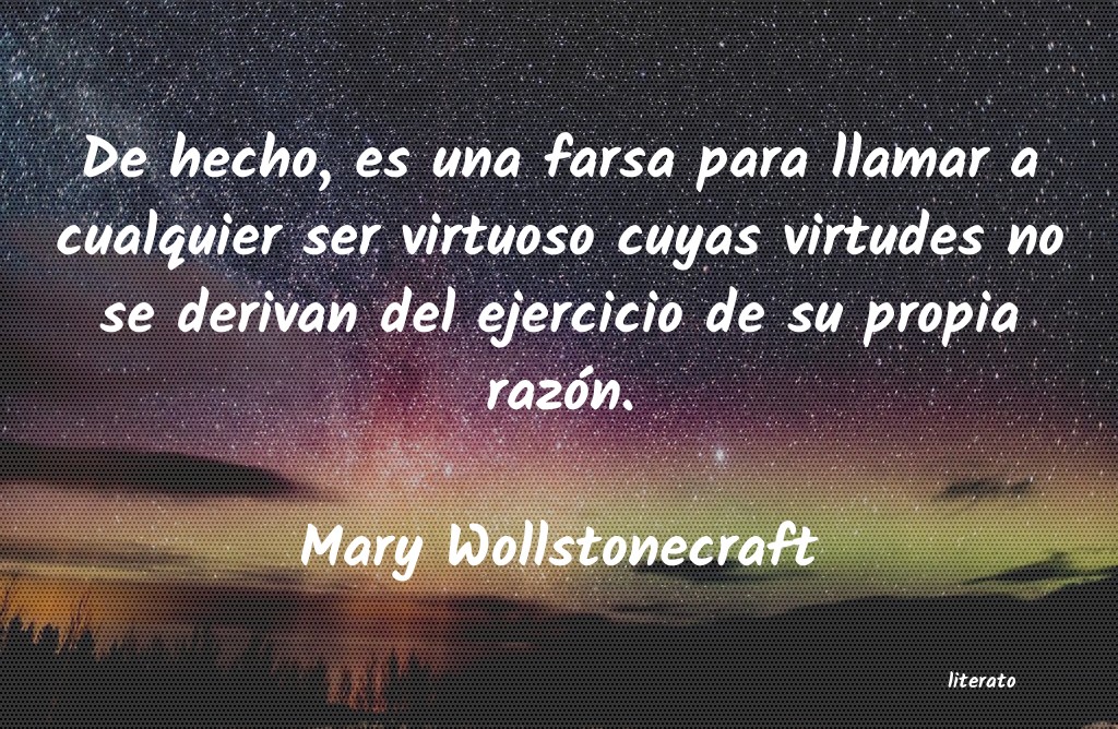 frases de Mary Wollstonecraft