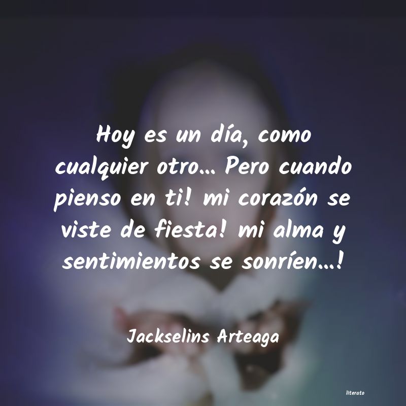 frases de Jackselins Arteaga