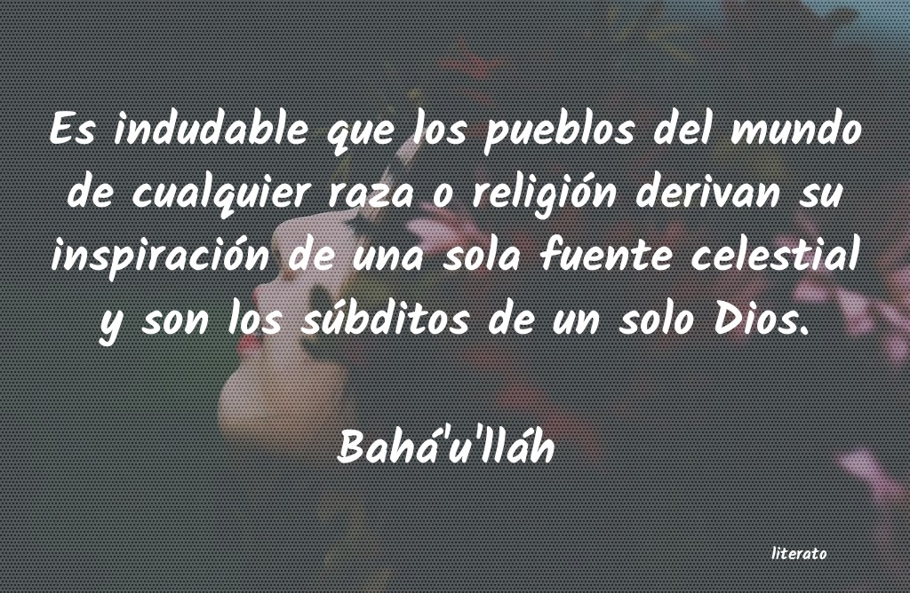 Frases de Bahá'u'lláh