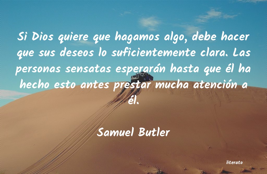 Frases de Samuel Butler