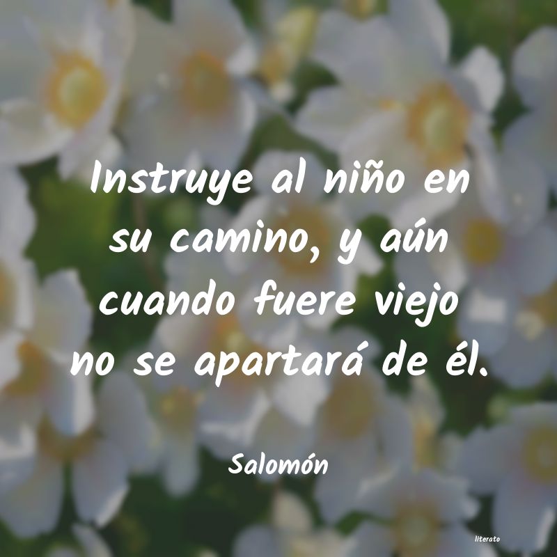 Frases de Salomón