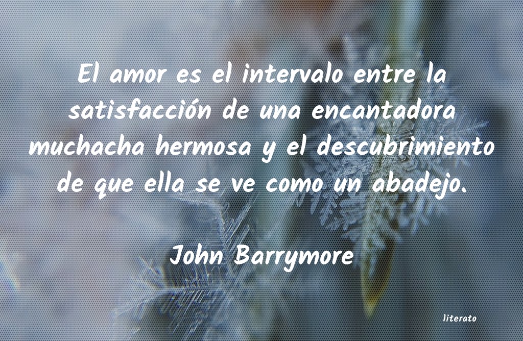 Frases de John Barrymore
