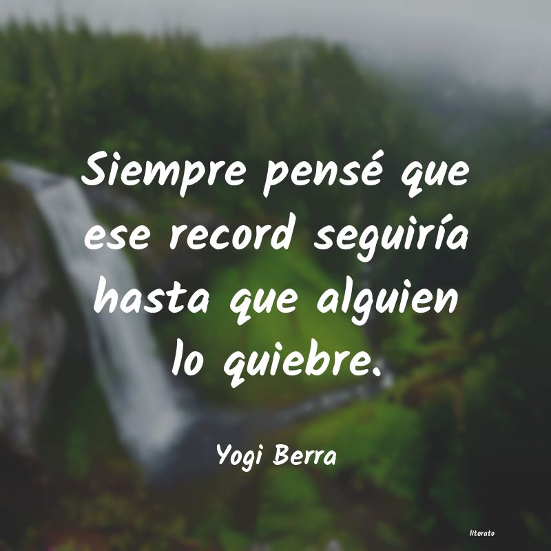 frases de Yogi Berra