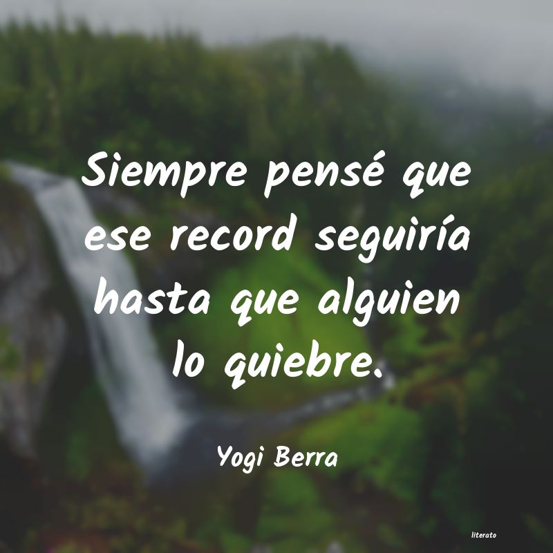 Frases de Yogi Berra