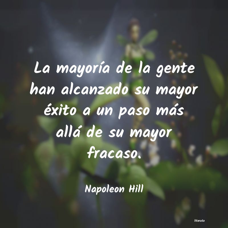 Frases de Napoleon Hill