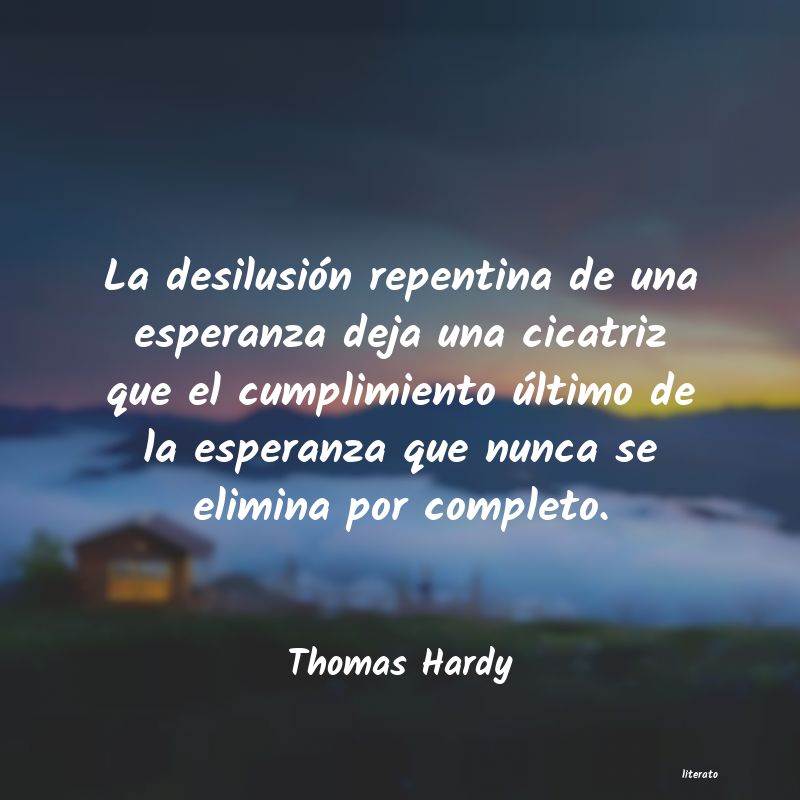 Frases de Thomas Hardy