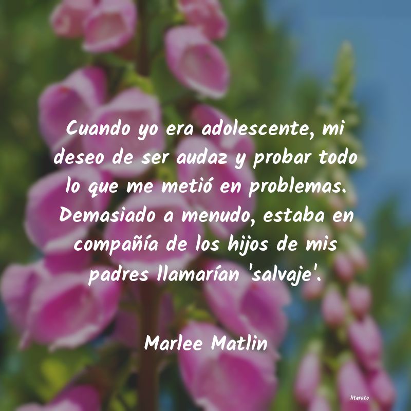 frases de Marlee Matlin