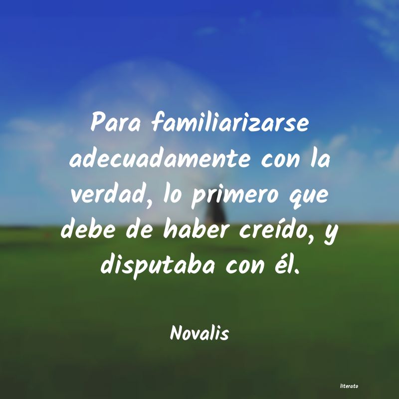 frases de Novalis
